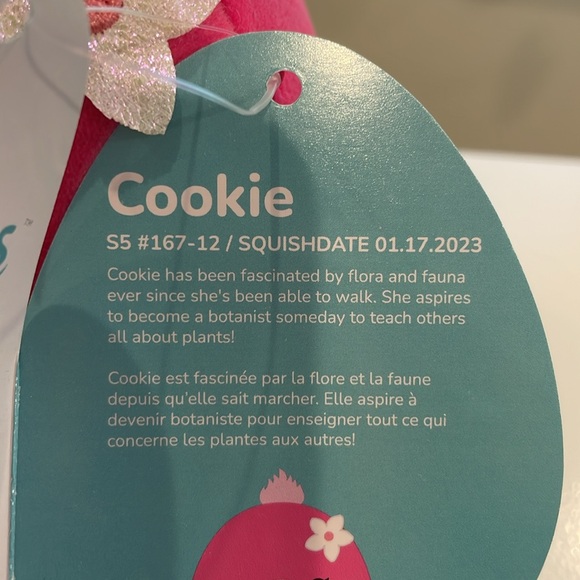NWT 5” Cookie the Flamingo in Hula Skirt Squishmallow from Summer Mystery Bag - Picture 5 of 6
